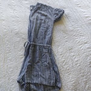3/$20 Old Navy Linen Blend Romper Sz M